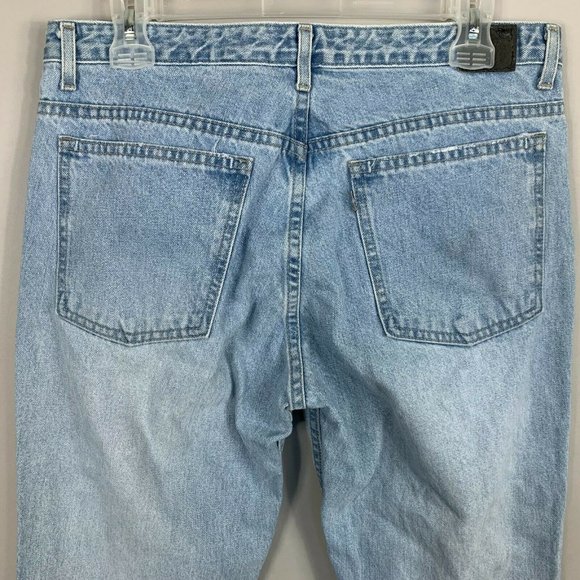 Vintage Silvertab Levis Flare 11M Mid-rise Boyfriend Light Wash Plain Pockets - Picture 7 of 12